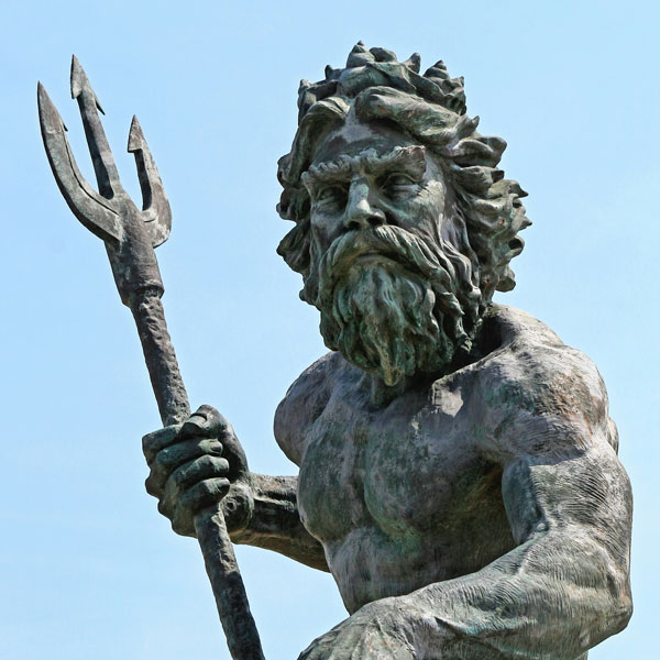 local statue at Virginia Beach