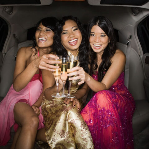 Bachelorette party in back of private vehicle transport